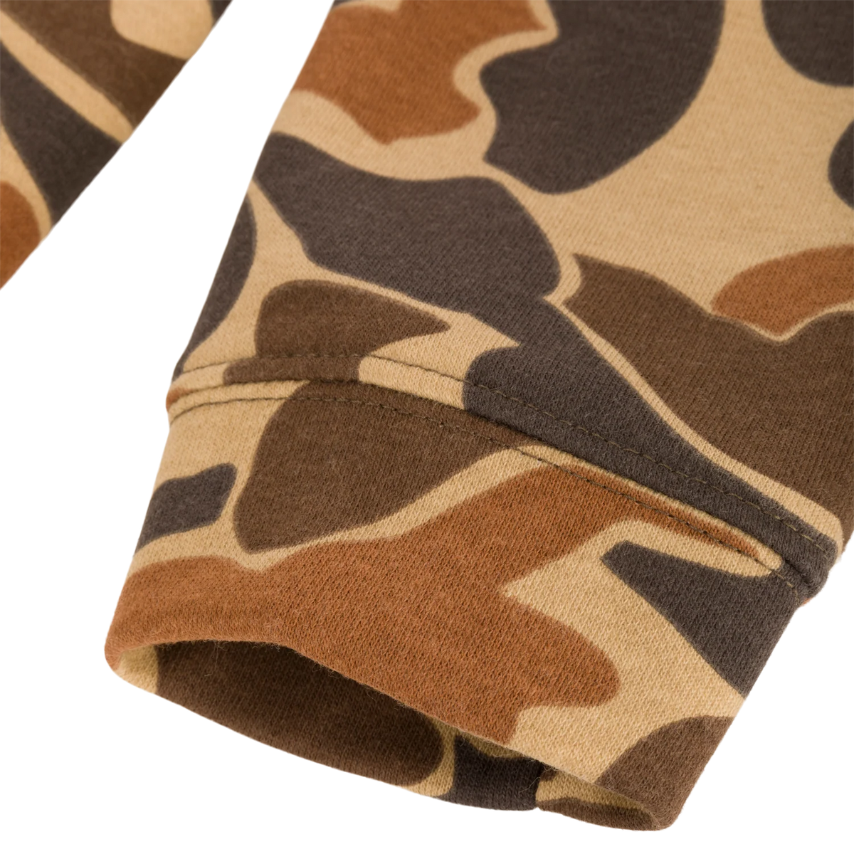 Drake Youth Hoodie in Old School Camo