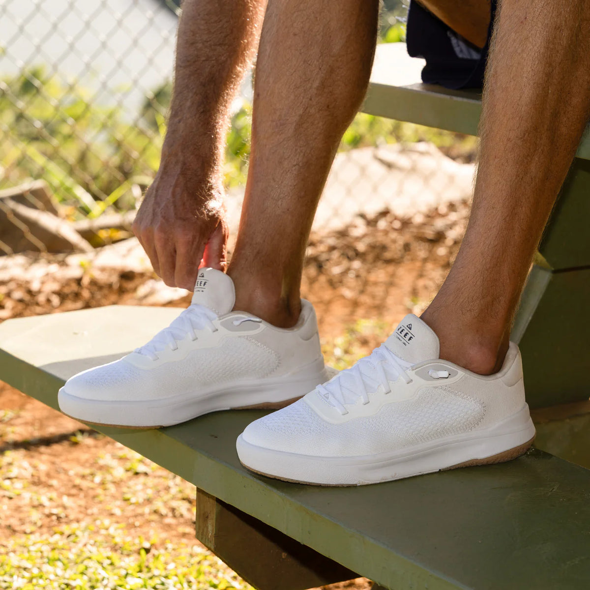 Men’s Reef Shoreline Del Mar in White