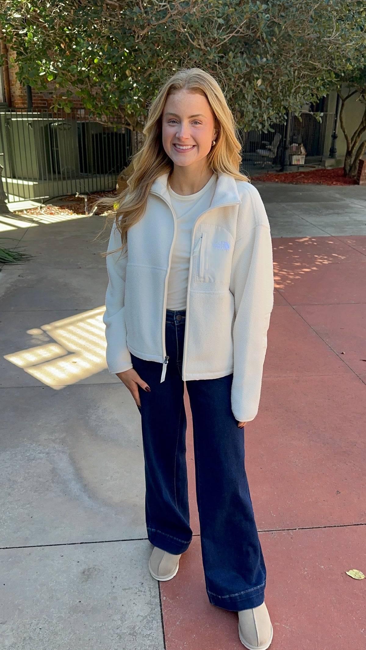 Womens North Face Yumiori Full Zip in White