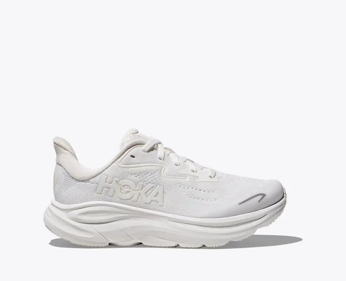 Youth Hoka Clifton 10 White Sizes 3.5-5.5