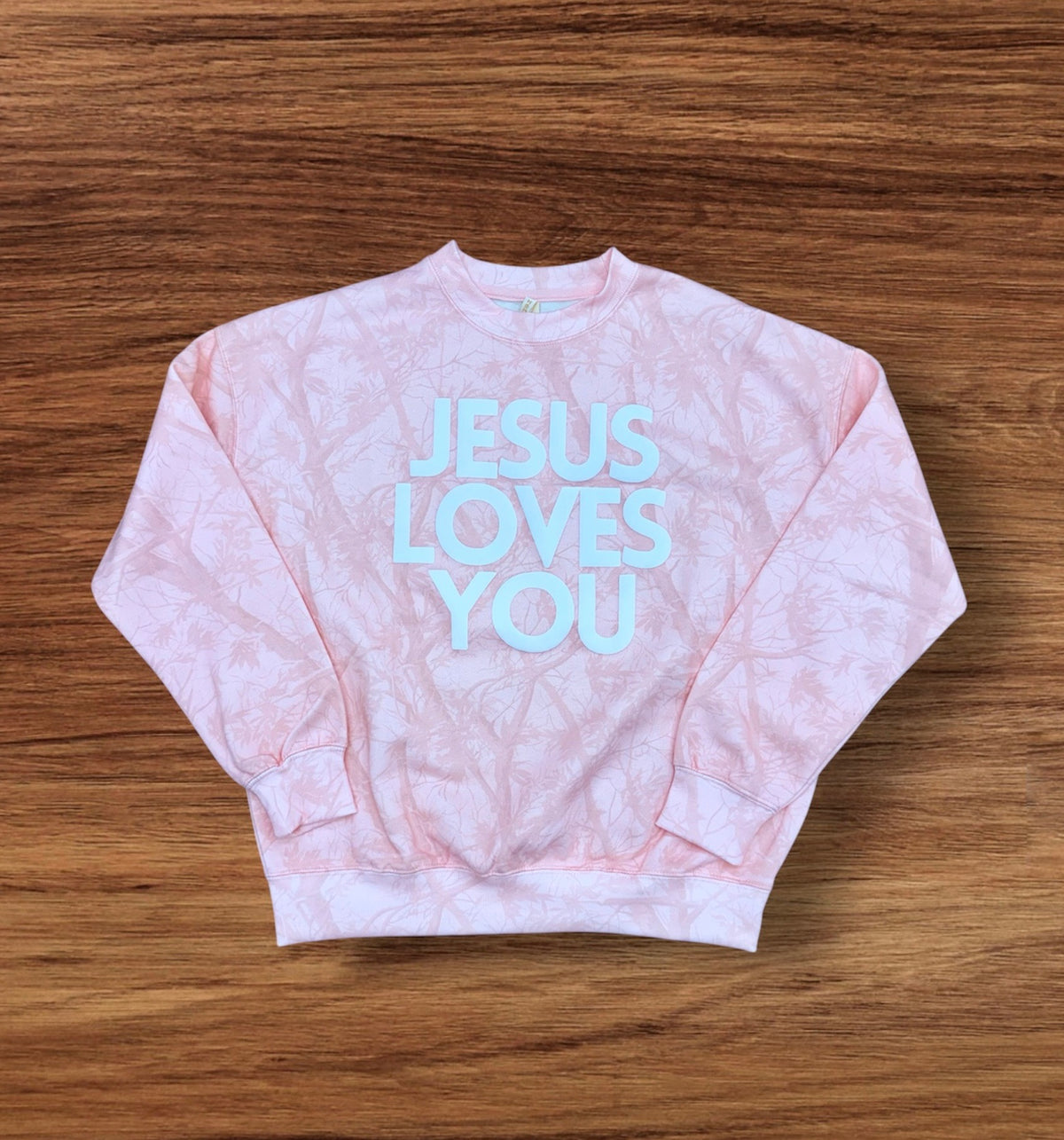 Jesus Loves You Pink Camo