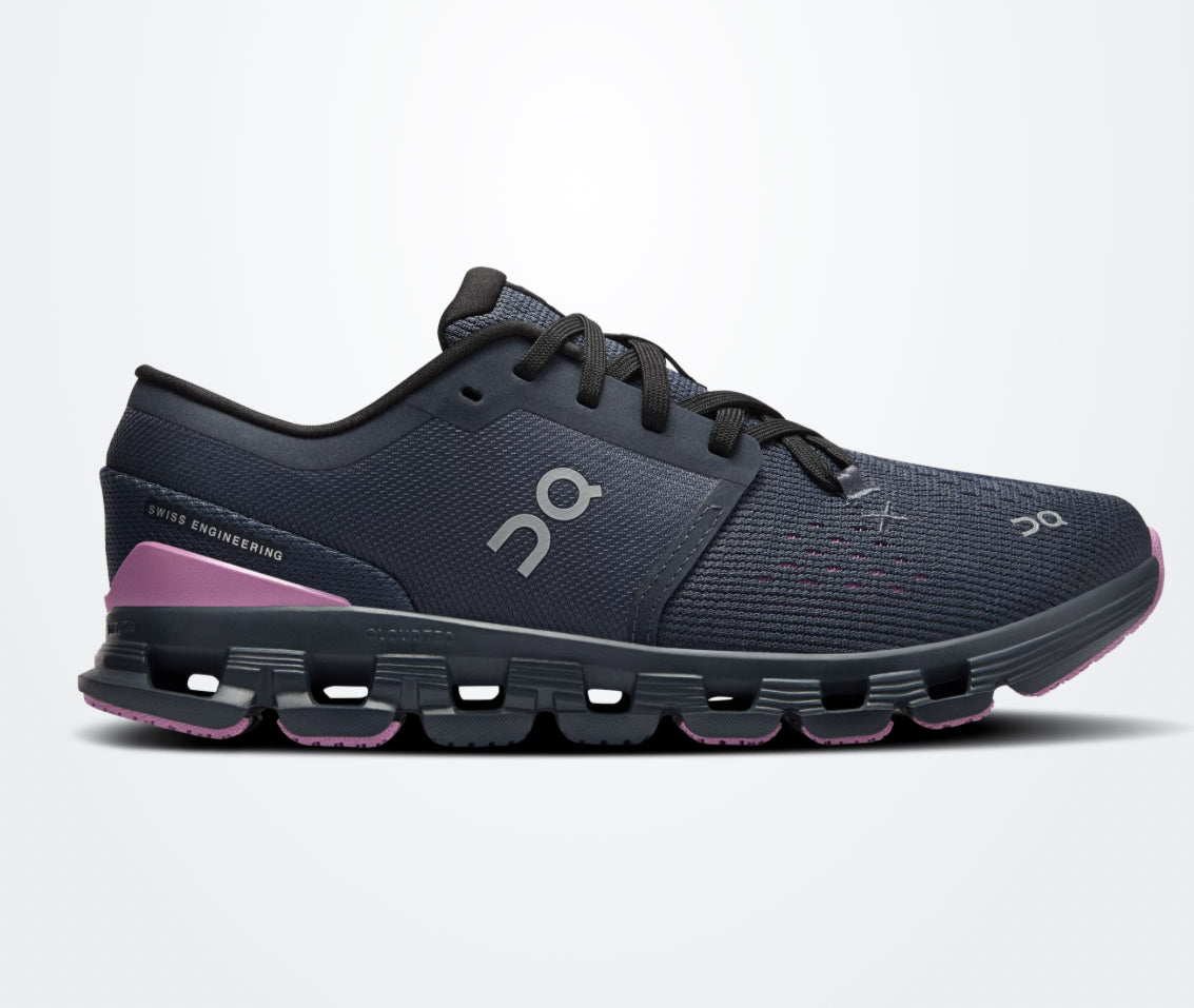 Womens On Cloud X 4 Navy Sakura