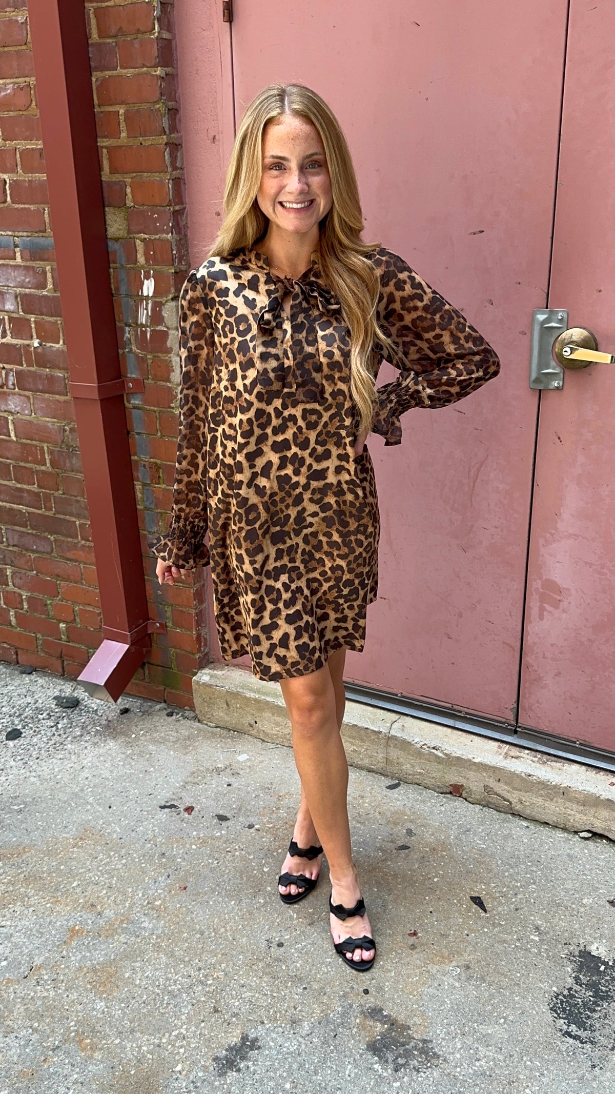 Cheetah Trot Mini Dress