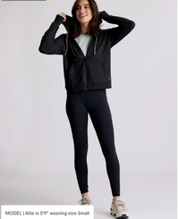 Free Fly Womens Bamboo Hoodie Black