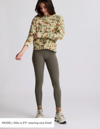 Free Fly Womens Highmile Legging Smokey Olive