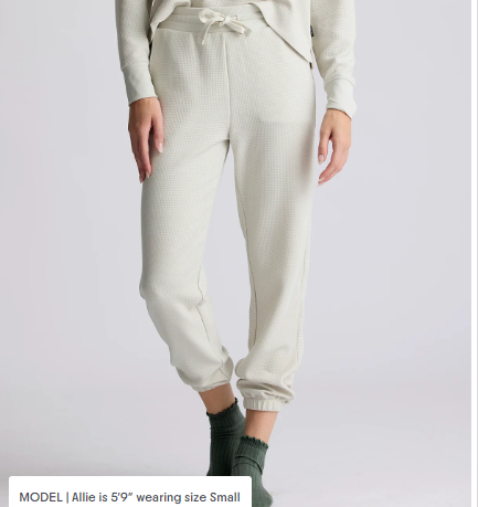 Free Fly Womens Waffle Jogger Birch