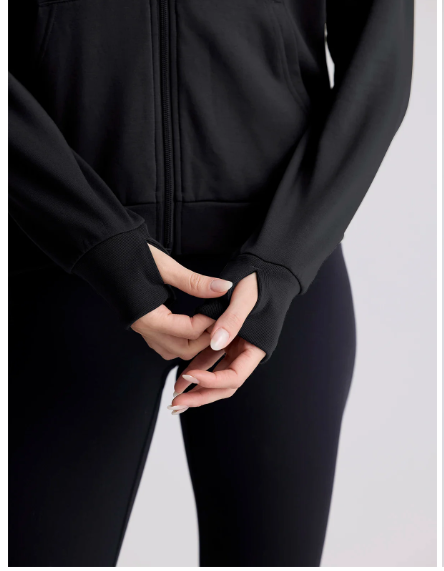 Free Fly Womens Bamboo Hoodie Black
