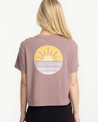 Free Fly Daybreak Tee in Heather Fig