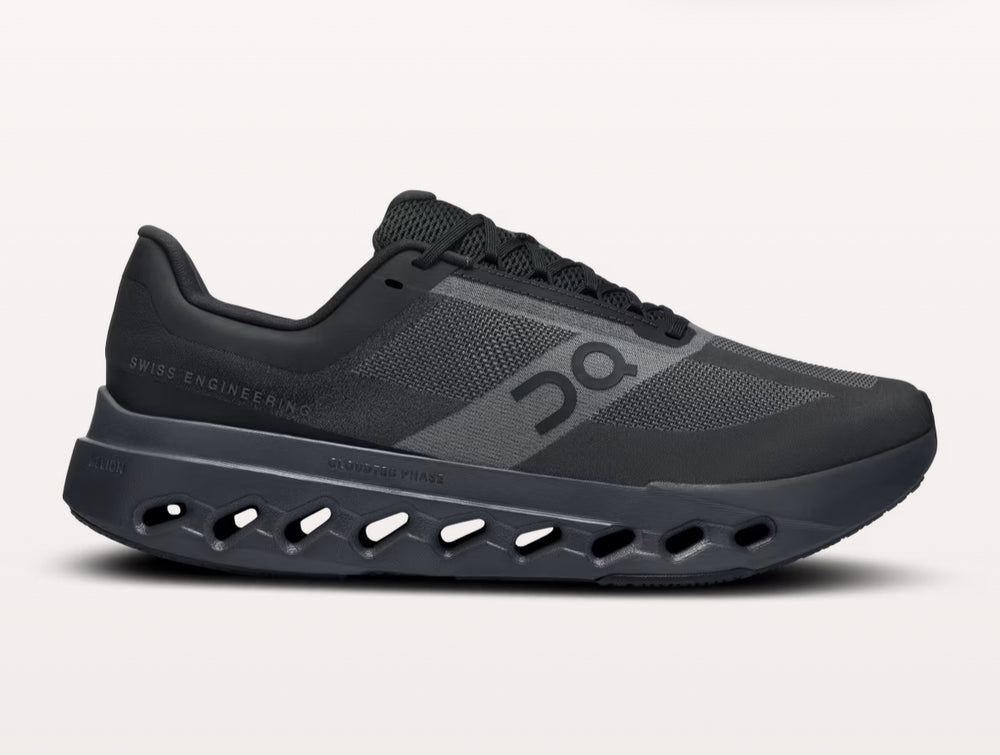NIB ON CLOUD MEN\'S CLOUDSURFER NEXT ATHLETIC SNEAKERS 11.5 BLACK WHITE NIB Men main image 4