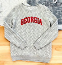 Georgia Quilted Sweatshirt