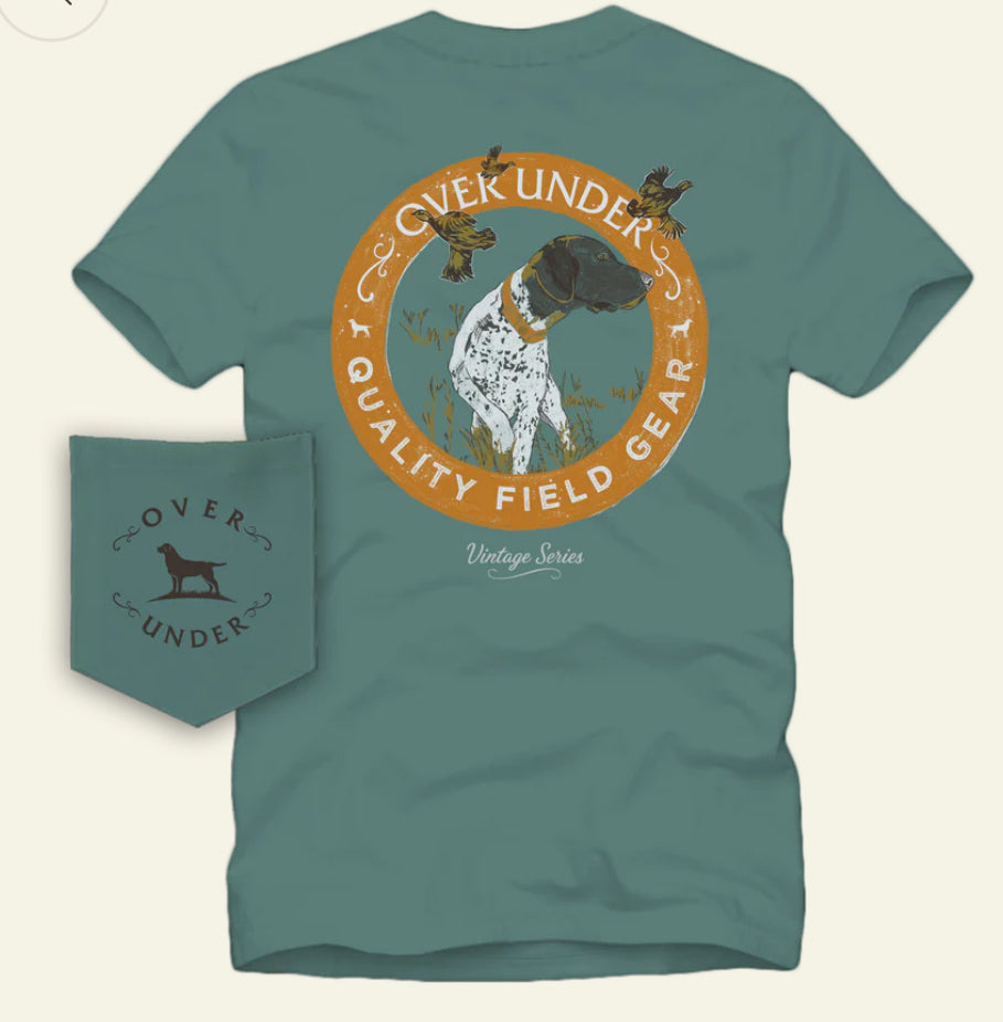 Over Under Pointer and Quail SS Tee