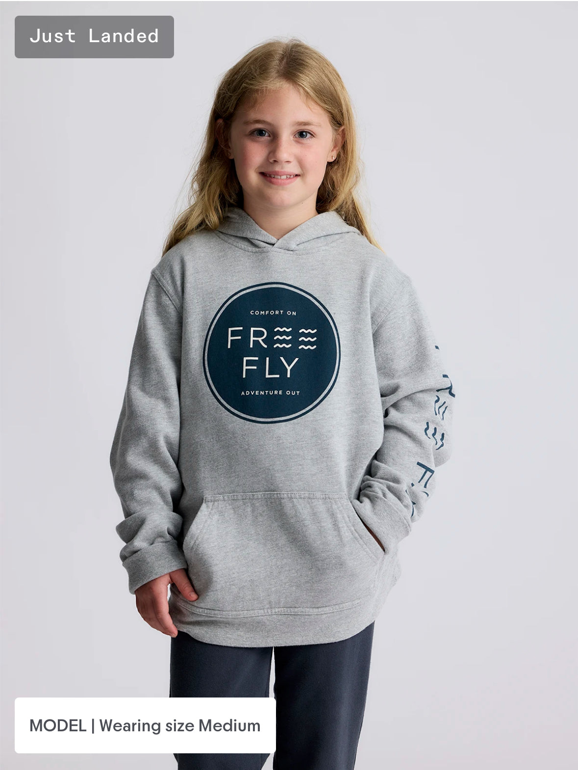 Youth Comfort On Hoodie Grey