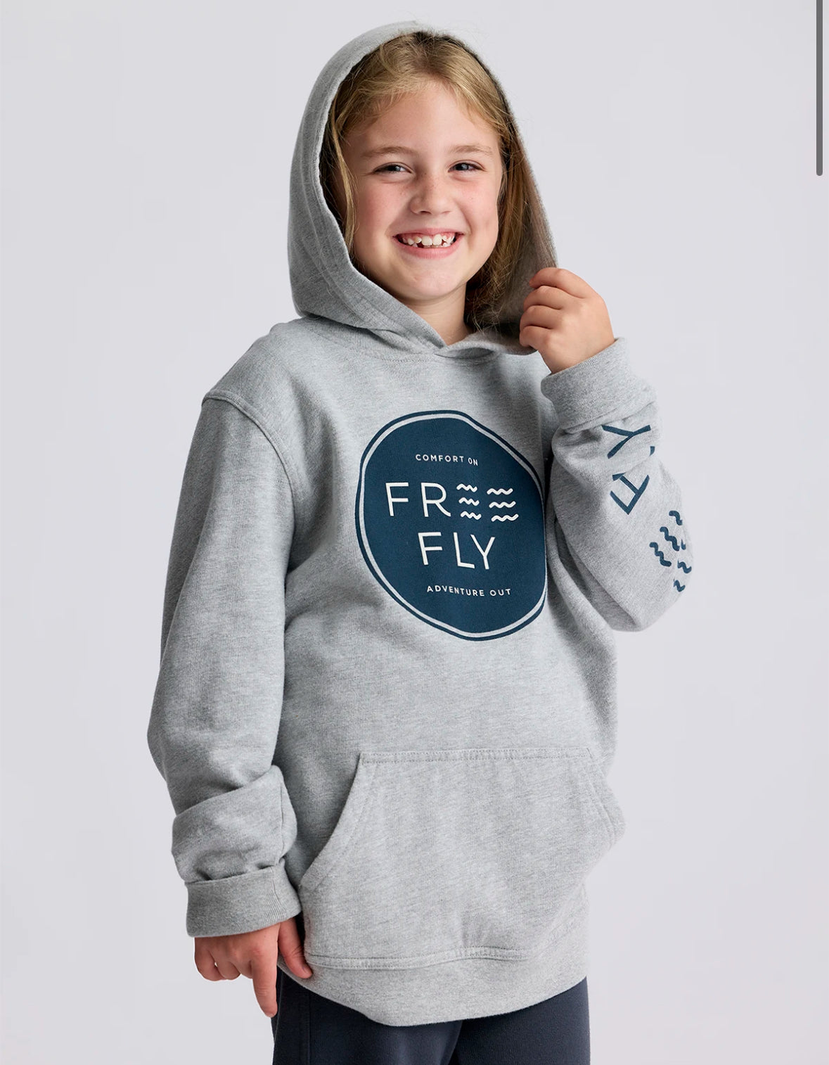 Youth Comfort On Hoodie Grey