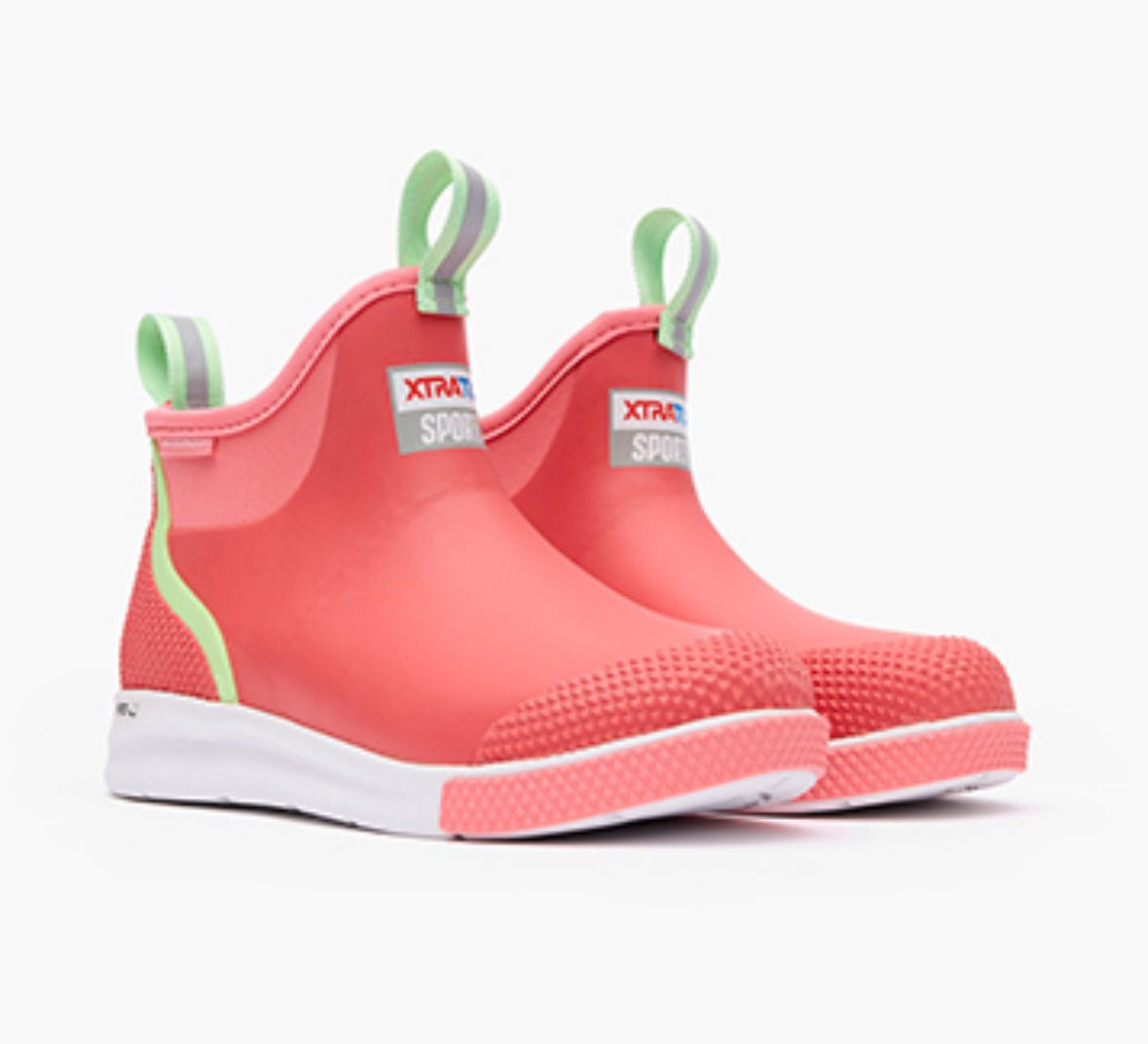 Xtratuf Womens Ankle Deck Boots Coral