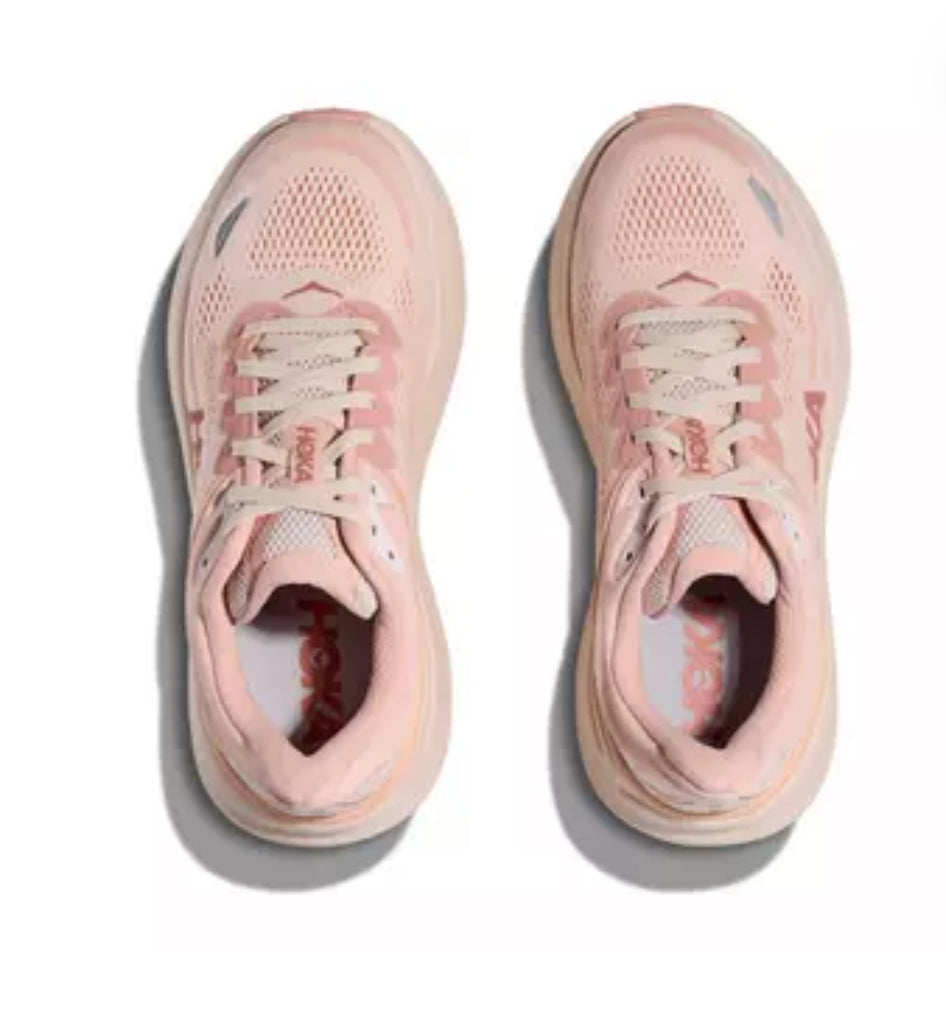 Womens Hoka Bondi 9 Rose Latte