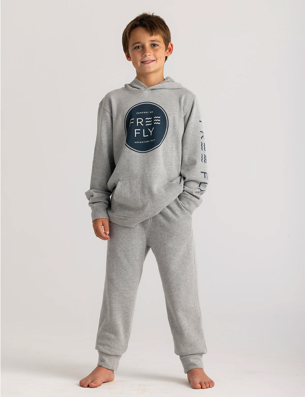 Youth Comfort On Hoodie Grey