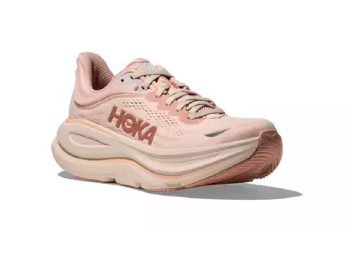 Womens Hoka Bondi 9 Rose Latte