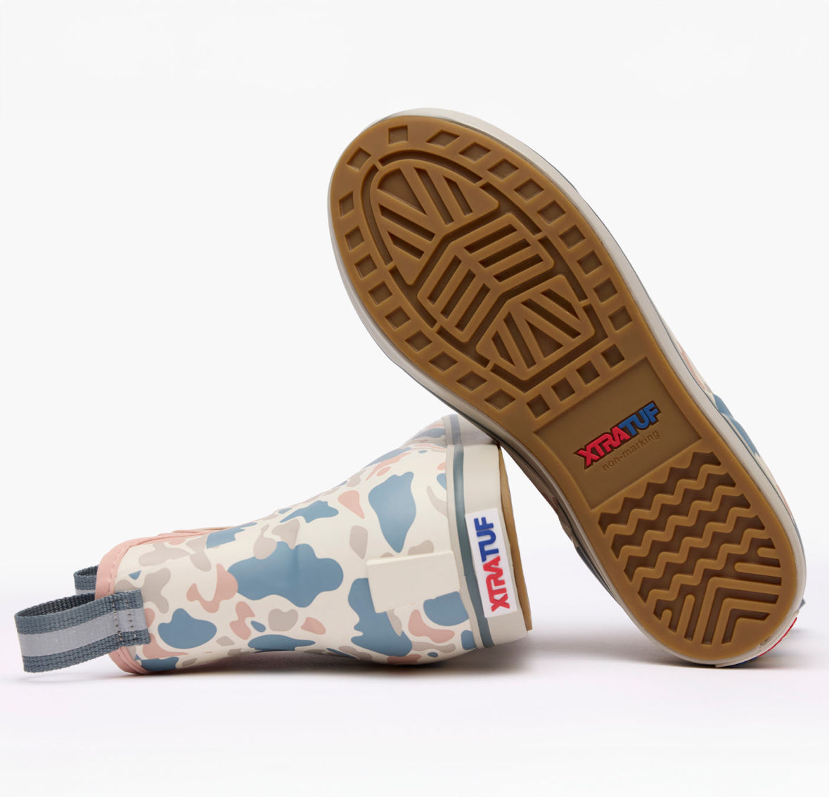 Womens Xtratuf Deck Boot Pink Duck Camo