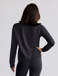 Free Fly Womens Bamboo Fleece Crew Black