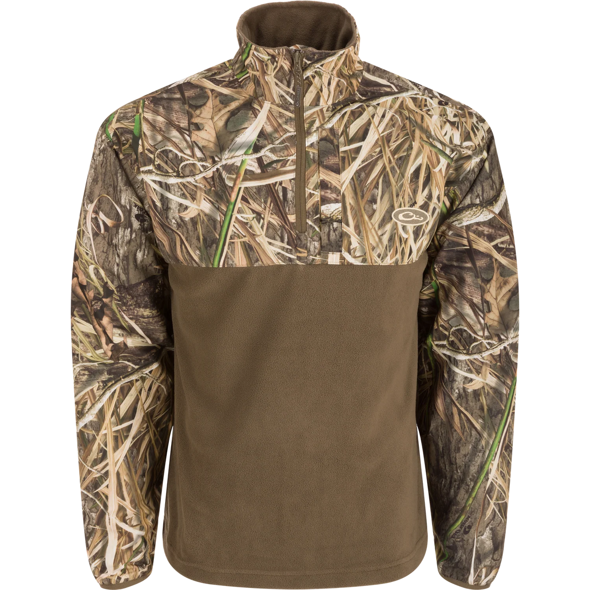 Men’s Drake Qtr Zip Refuge Eqwader in color Habitat