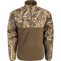 Men’s Drake Qtr Zip Refuge Eqwader in color Habitat