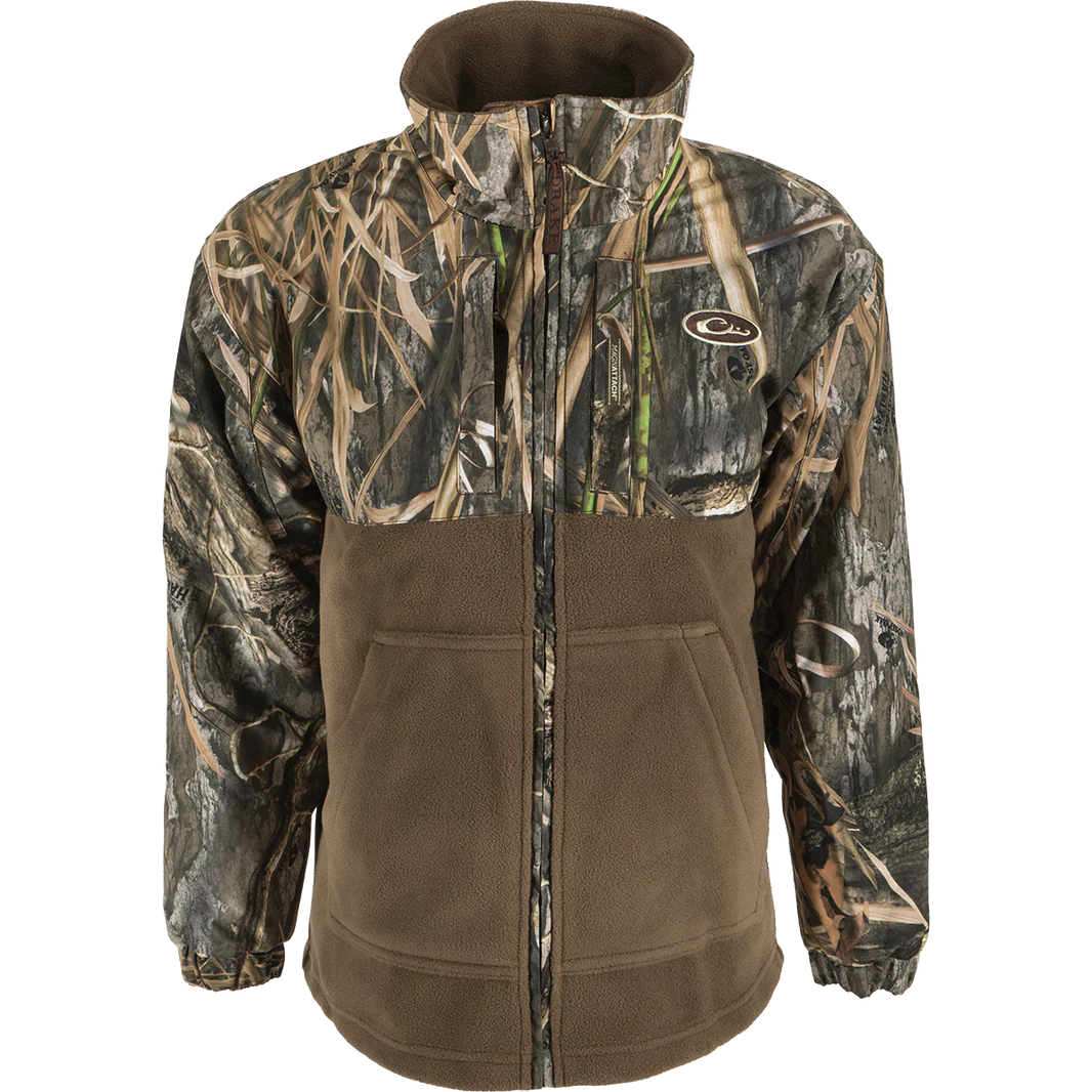 Drake Youth Eqwader Full Zip in Habitat