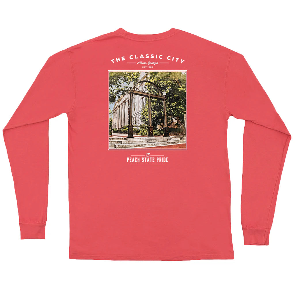 Peach State Pride North Campus Long Sleeve Tee