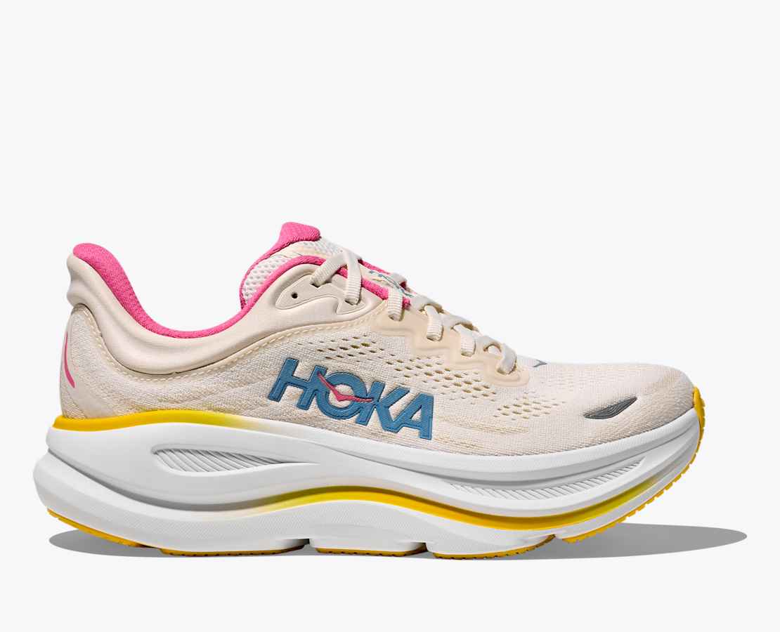 Womens Hoka Bondi 9 Alabaster – Norris Shoe Store