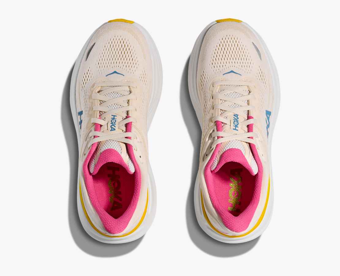 Womens Hoka Bondi 9 Alabaster – Norris Shoe Store
