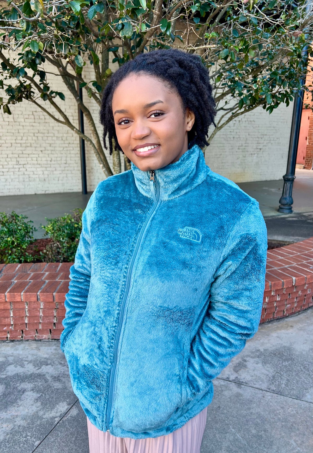 Womens The North Face Osito Jacket Algae Blue
