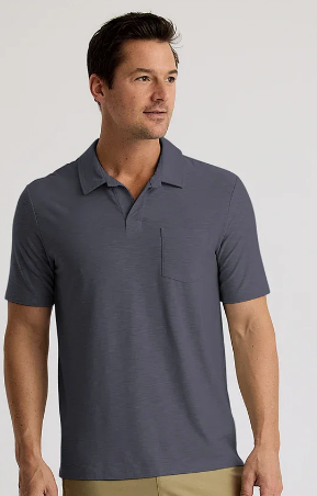 Men's Freefly Bamboo Slub Polo