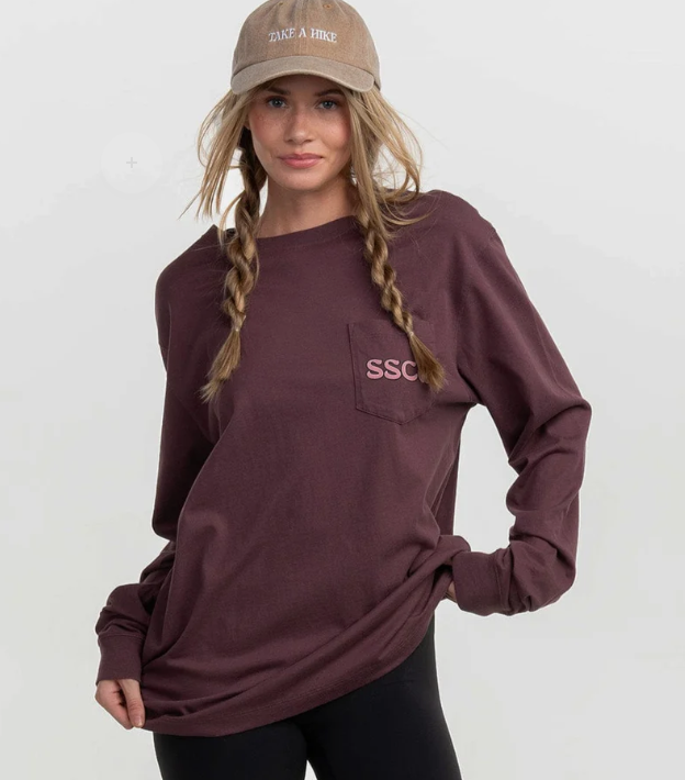 Southern Shirt Womens Misty Mountain LS Tee