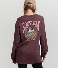 Southern Shirt Womens Misty Mountain LS Tee
