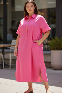 Curvy Girl Beautifully Classic Midi Dress